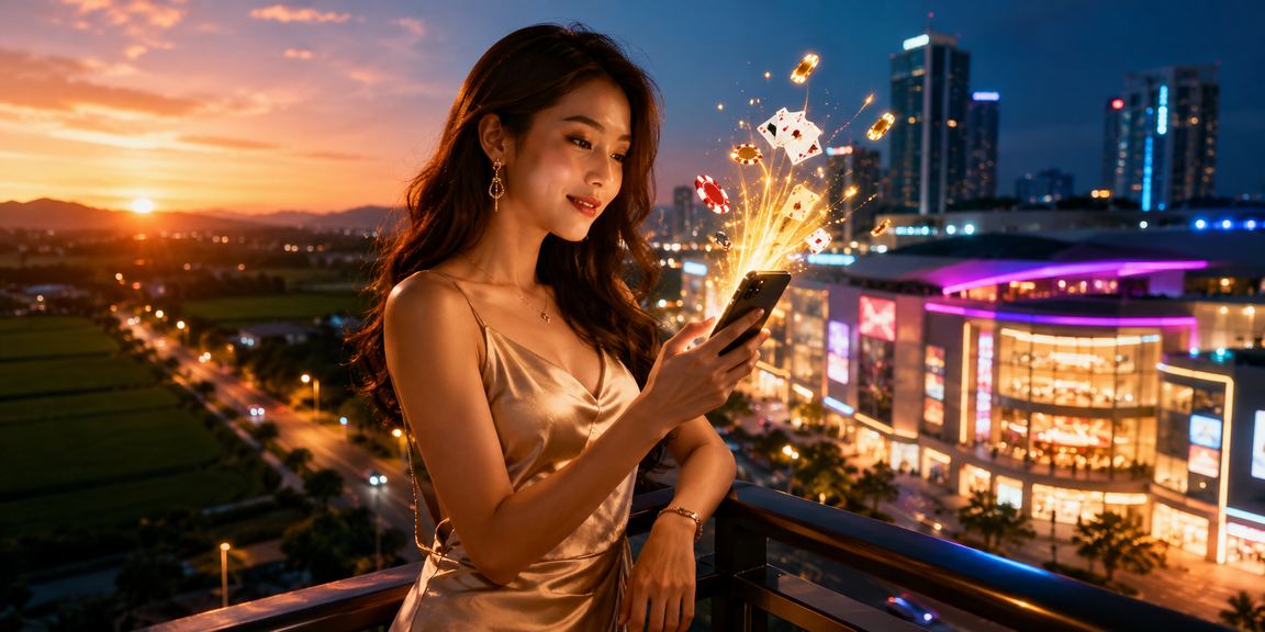 Permainan baccarat bergaya Malaysia dalam talian dengan suasana kasino mewah di 7cuci